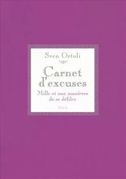 Carnet d'excuses