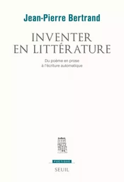 Inventer en littérature