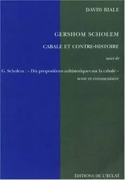 GERSHOM SCHOLEM - CABALE ET CONTRE-HISTOIRE