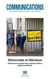 Communications, n° 99 Démocratie et littérature