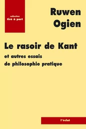 LE RASOIR DE KANT