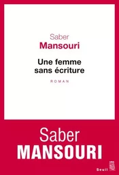 Cadre rouge Une femme sans écriture