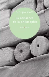 LA NAISSANCE DE LA PHILOSOPHIE