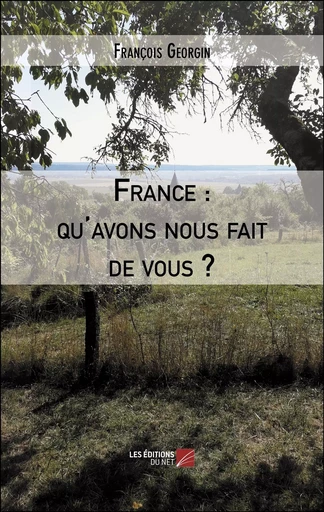 France : qu'avons nous fait de vous ? - François Georgin - Les Editions du Net