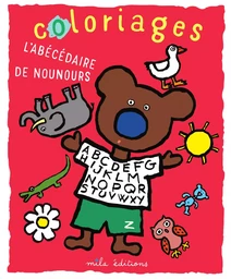 Coloriages : L'abécédaire de Nounours