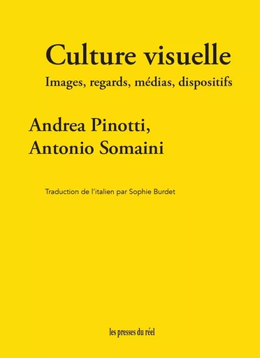 Culture visuelle - Andrea Pinotti, Antonio Somaini - PRESSES DU REEL