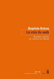 Coédition Seuil-La République des idées La Voix du web