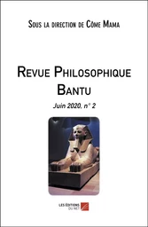 Revue Philosophique Bantu