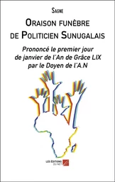 Oraison funèbre de Politicien Sunugalais