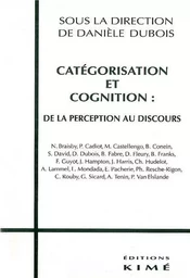 Categorisation et Cognition