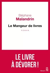 Cadre rouge Le Mangeur de livres