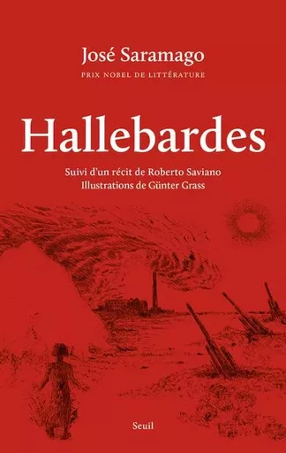 Cadre vert Hallebardes - José Saramago - LE SEUIL EDITIONS