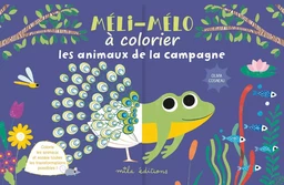 Méli-mélo à colorier : Les animaux de la campagne