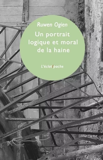 UN PORTRAIT LOGIQUE ET MORAL DE LA HAINE - Ruwen OGIEN - ECLAT