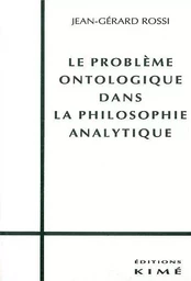 Probleme Ontologique dans Philo.Ana.