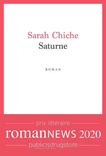 Cadre rouge Saturne - Sarah CHICHE - LE SEUIL EDITIONS