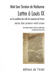 LETTRE A LOUIS IX