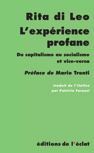 L'EXPERIENCE PROFANE - Rita DI LEO - ECLAT