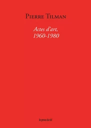 Actes d'art (1960-1980)