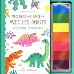 Mes dessins faciles avec les doigts - Découvrons les dinosaures