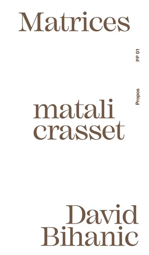 Matrices - Matali Crasset, David Bihanic - ATHOM