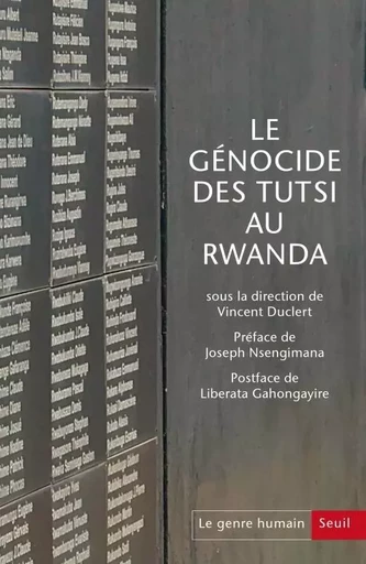 Le Genre humain, n° 62. Le Génocide des Tutsi au Rwanda (1959-2023) -  - LE SEUIL EDITIONS