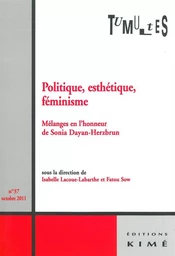 Tumultes N°37 Politique,Esthétique,Feminisme