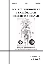 Bulletin d'Histoire et d'Epistemologie 24 / 1