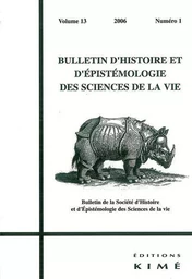 Bulletin d'Histoire et d'Epistemologie des Sciences De