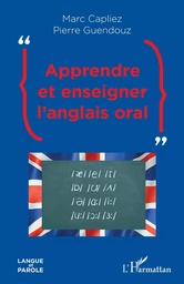 Apprendre et enseigner l'anglais oral