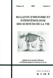 Bulletin d'Histoire et d'Epistemologie des Sciences De