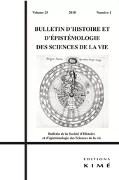 Bulletin d'Histoire et d'épistémologie 25/1