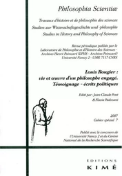 Philosophia Scientiae Cahier Special 7 2007