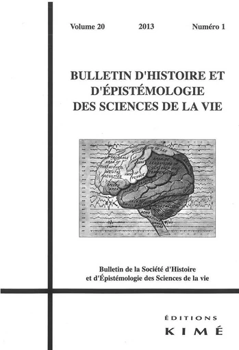 Bulletin d'Histoire et d'Epistemologie...20 / 1 -  Collectif - Kimé