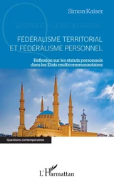 Fédéralisme territorial et fédéralisme personnel