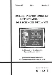 Bulletin d'Histoire et d'Epistemologie...17 / 2