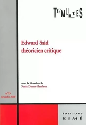 Tumultes N°35 Edward Said Theoricien Critique