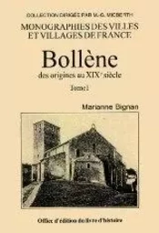 Bollène - des origines au XIXe siècle