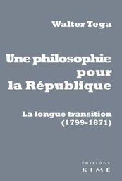 Une philosophie pour la République