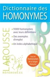 Dictionnaire des Homonymes