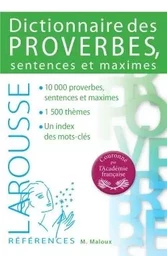 Dictionnaire des proverbes sentences et maximes