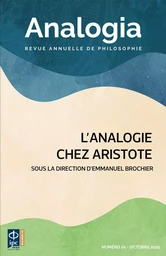 L'analogie chez Aristote