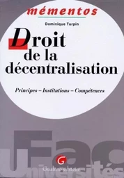 mémentos - droit de la décentralisation