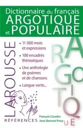 Dictionnaire de Français argotique et populaire