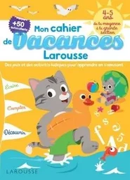 Cahier de jeux de vacances Larousse 4-5 ans