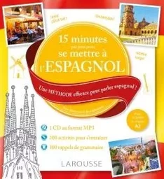 15 minutes par jour pour se remettre à l'espagnol + CD