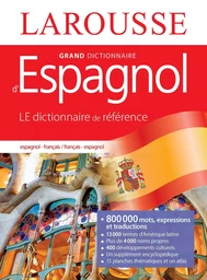 Grand dictionnaire Français Espagnol