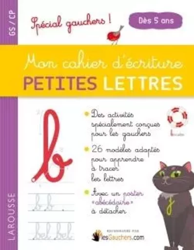 Mon cahier d'écriture PETITES LETTRES sp gauchers - Pascale Chavonnet - LAROUSSE