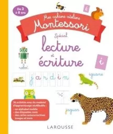 Mes cahiers ateliers montessori lecture-écriture - Sandrine Duchesne - LAROUSSE