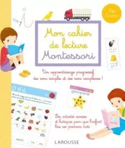 Mon cahier de lecture Montessori - Delphine Urvoy - LAROUSSE